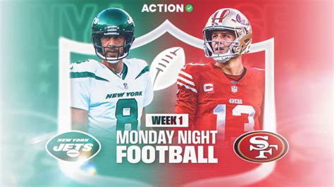 Monday Night Football odds: Jets vs. 49ers .
